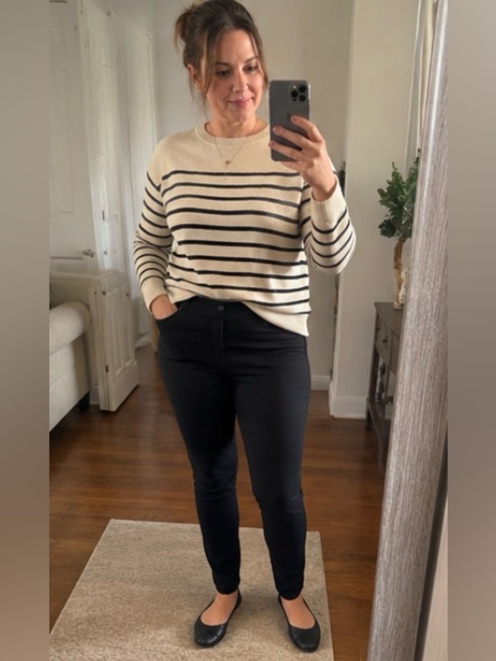 Lucy Pull On Black Skinny Legging Jeans XL